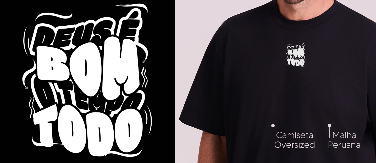 Camisa Oversized Malha Peruana